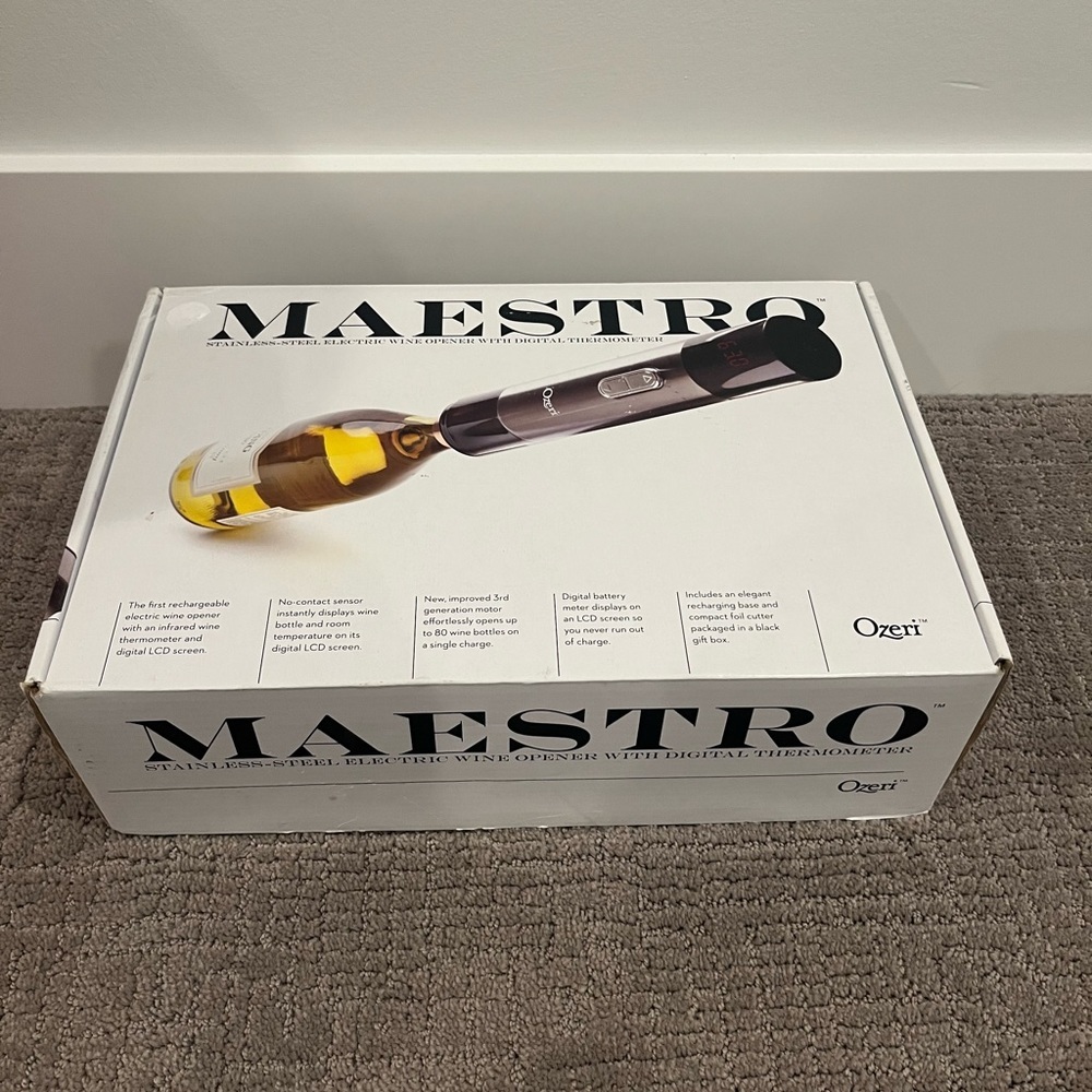 Maestro Electric Wine Opener - Ozeri
